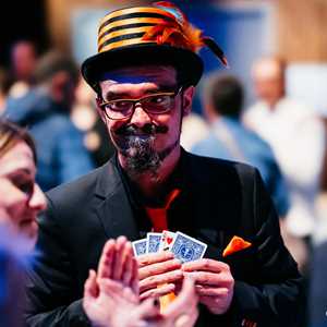 Magic Moustache, un magicien à La Courneuve