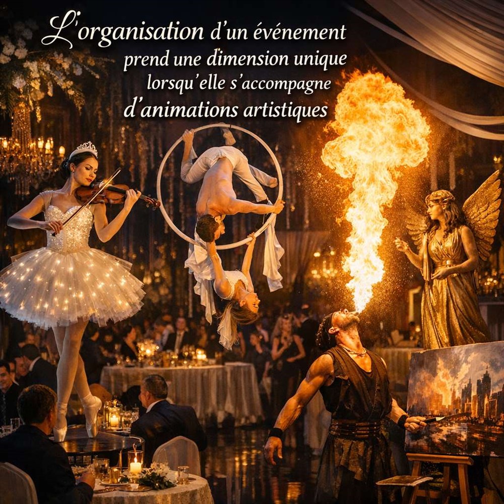 Animer un événement : immersion dans l’univers des animations et performances artistiques