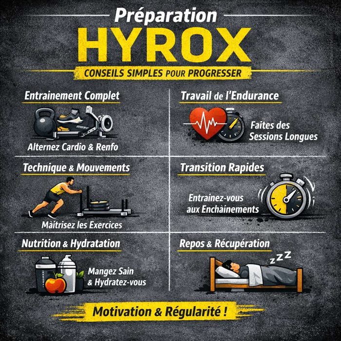 Préparation Hyrox : conseils simples pour progresser