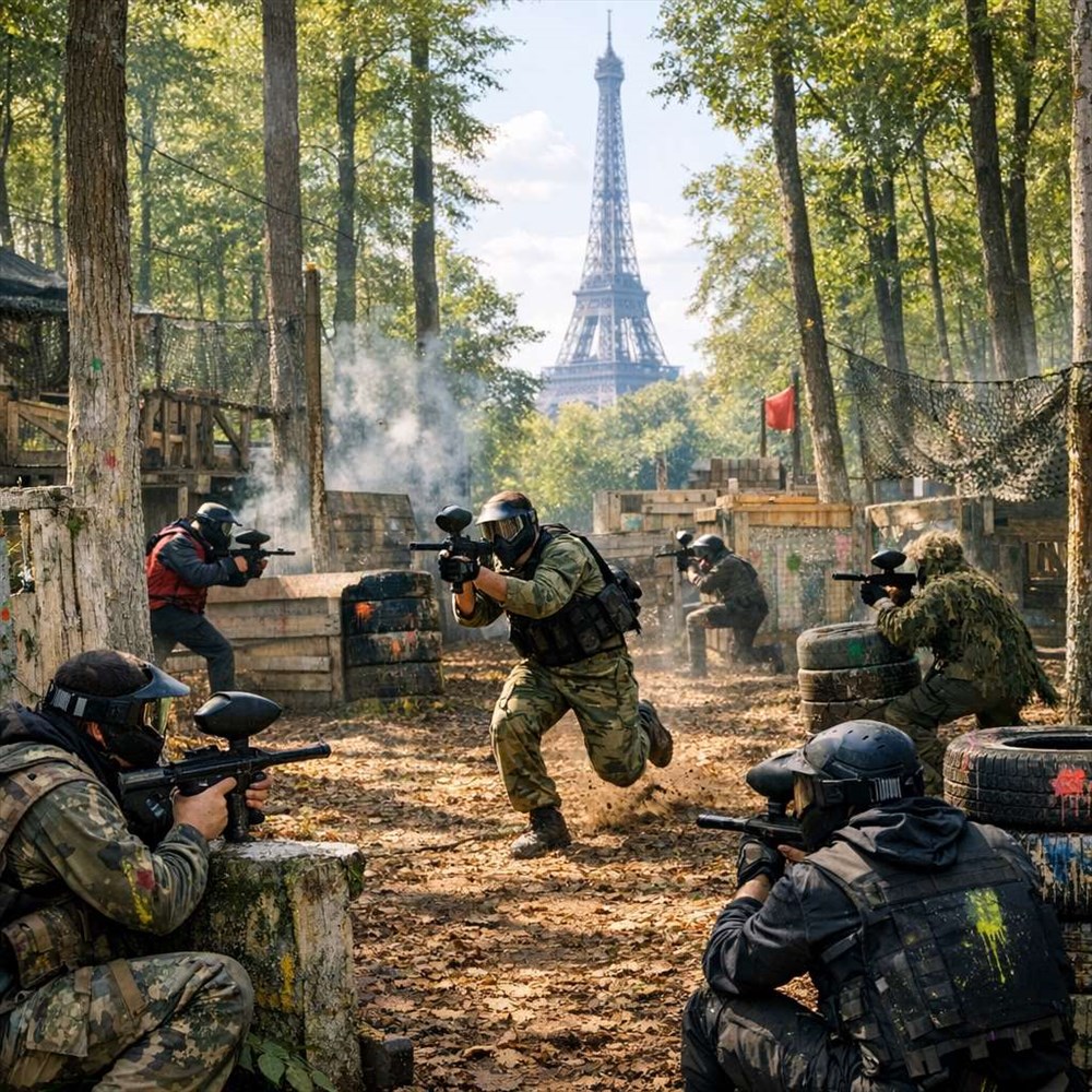 Le paintball en forêt, une activité qui cartonne autour de Paris