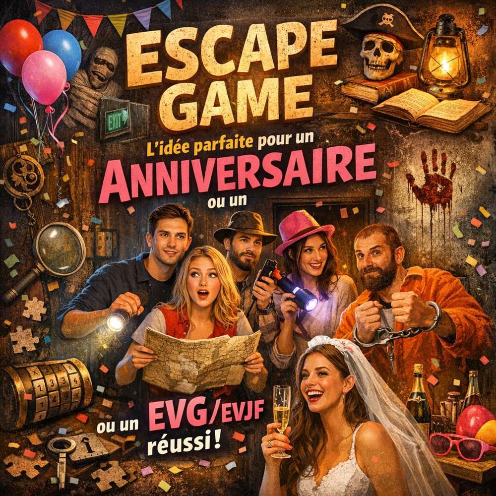 Escape game : l'idée parfaite pour un anniversaire ou un EVG/EVJF réussi