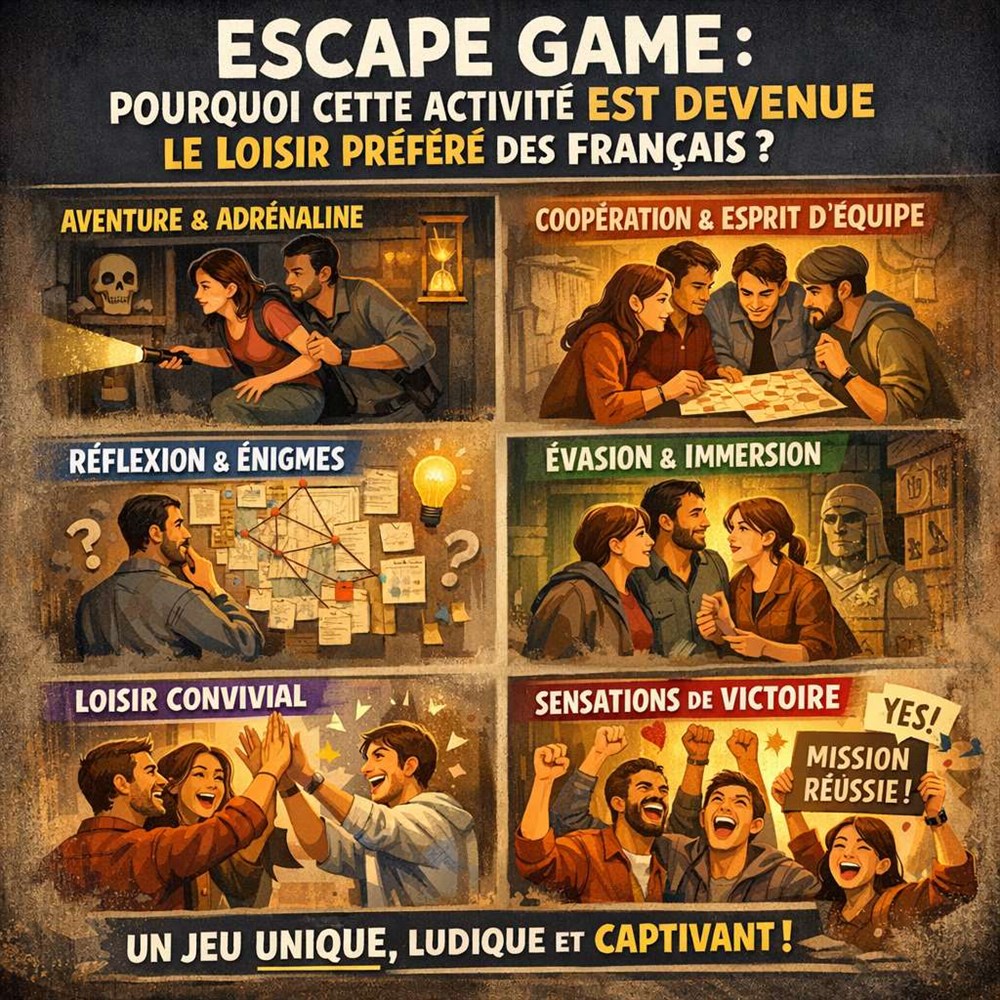 Escape game : pourquoi cette activité est devenue le loisir préféré des Français