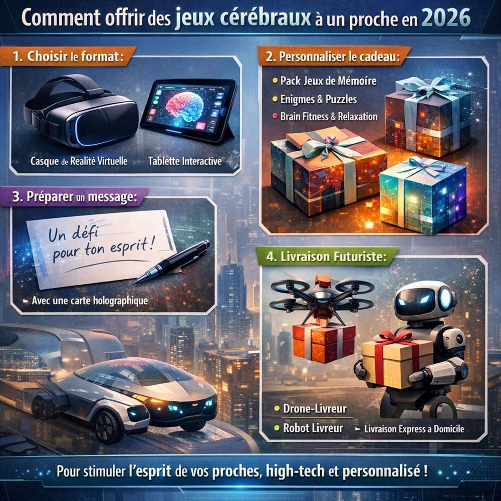 Comment offrir des jeux cérébraux à un proche en 2026 ?